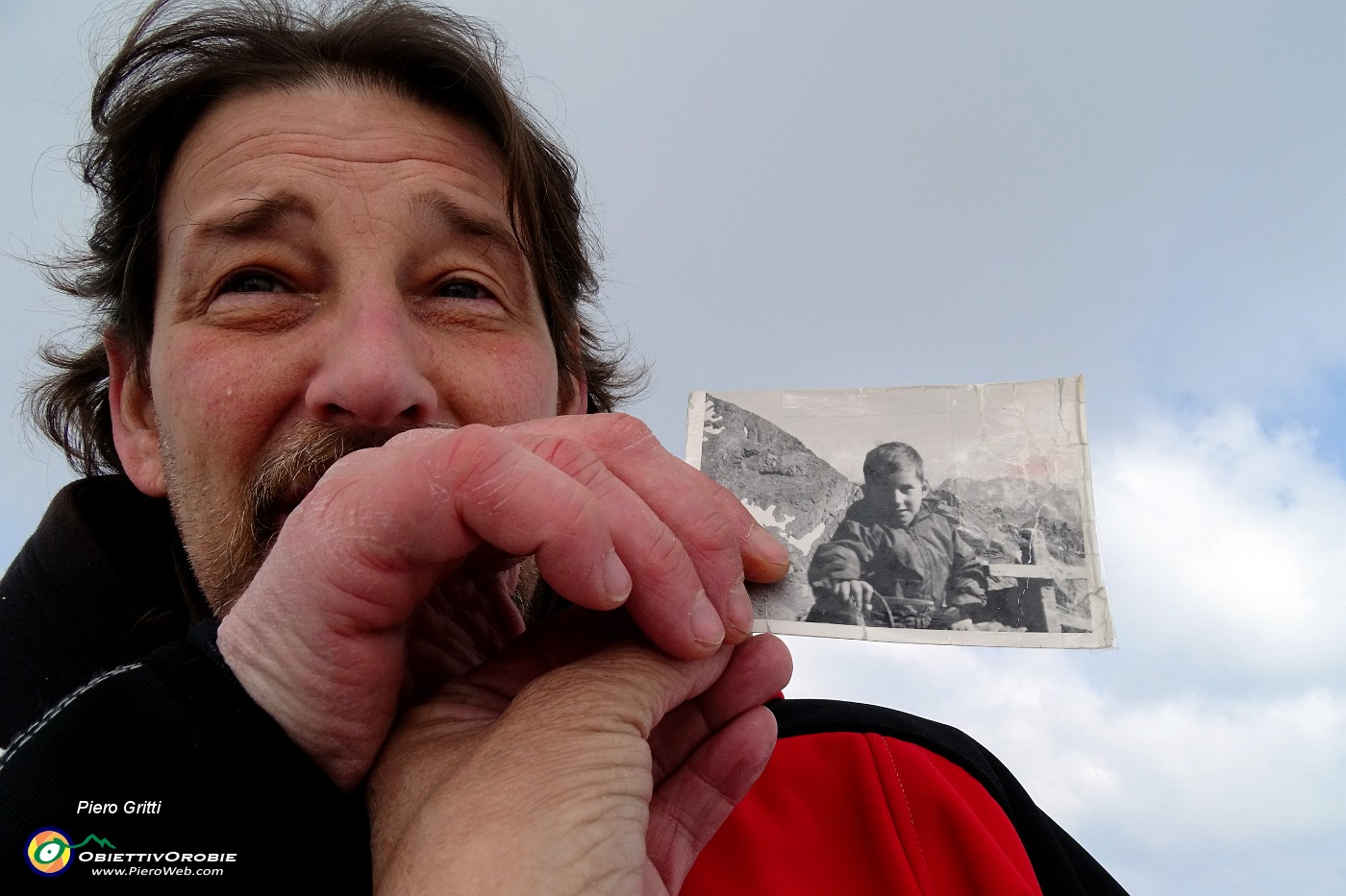 38 Foto del cuore, Silvio sul Pizzo Brunone a sei anni !!! .JPG -                                